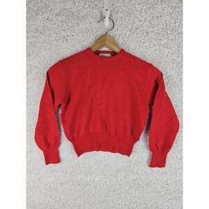 Vintage 50s 60s Garland Cuddledown Australian Wool Cropped Sweater Womens Small